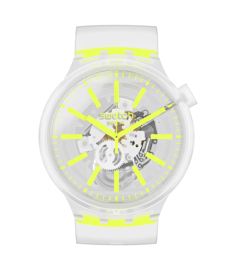 SO27E103 Reloj Swatch Yellowinjelly de caballero banda de caucho