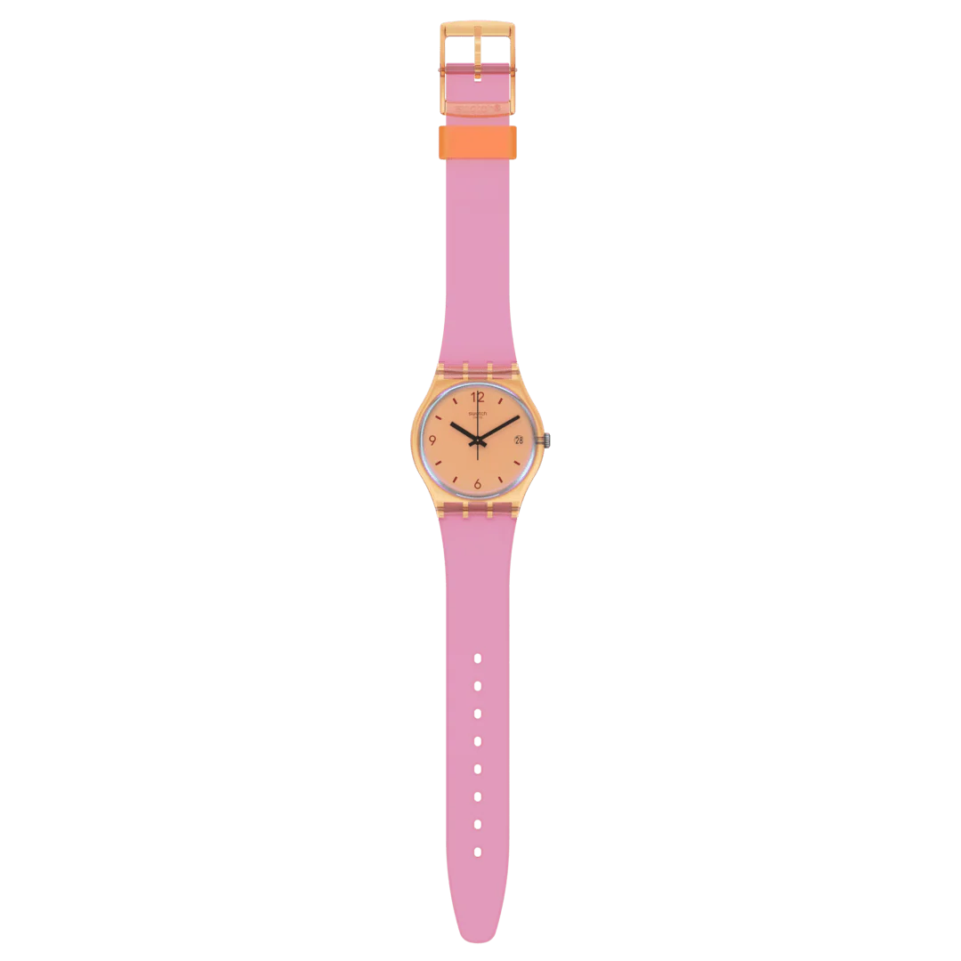 SO28O401 Reloj Swatch Coral Dreams unisex pulsera de caucho - Image 3