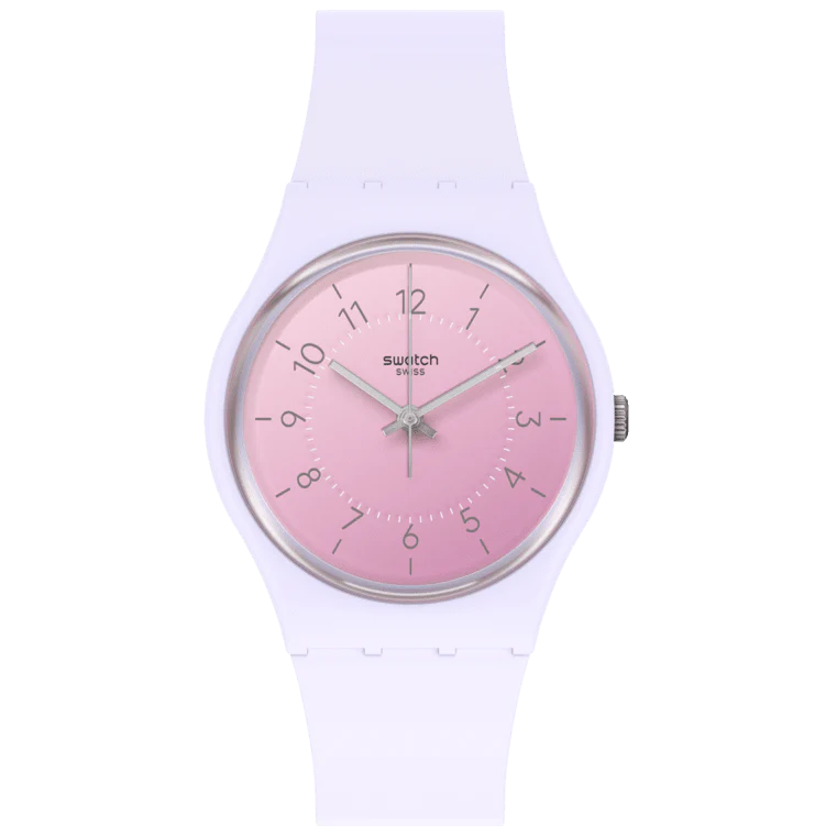 SO28V100 Reloj Swatch unisex correa de caucho análogo 34mm