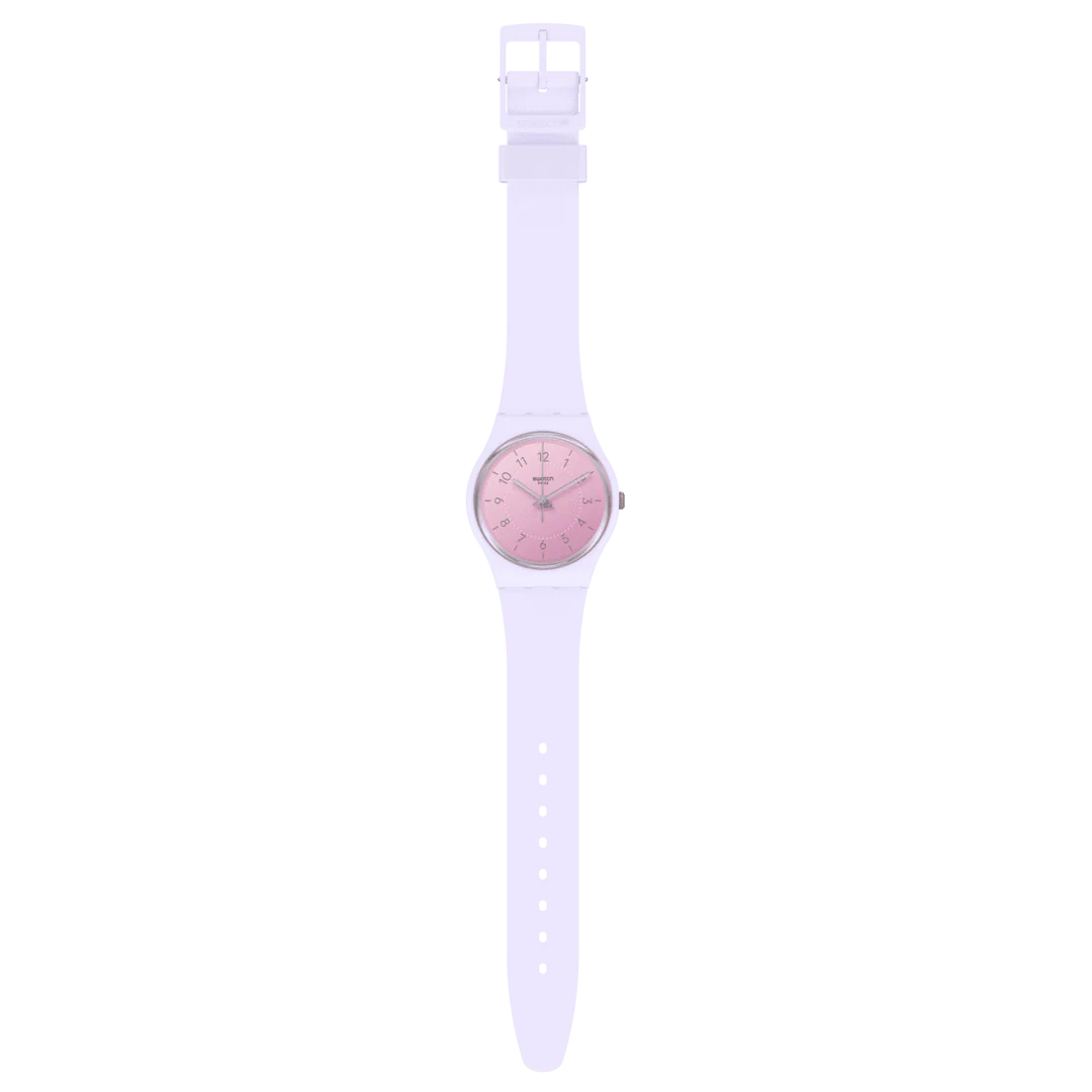 SO28V100 Reloj Swatch unisex correa de caucho análogo 34mm - Image 3