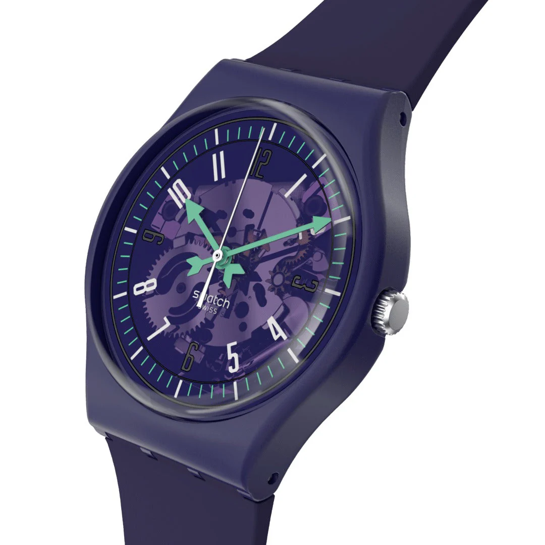 SO28V102 Reloj Swatch Photonic Purple unisex correa de silicona - Image 5