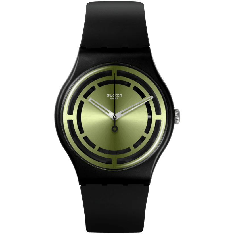 SO32B117 Reloj Swatch Leafy Line unisex correa de resina