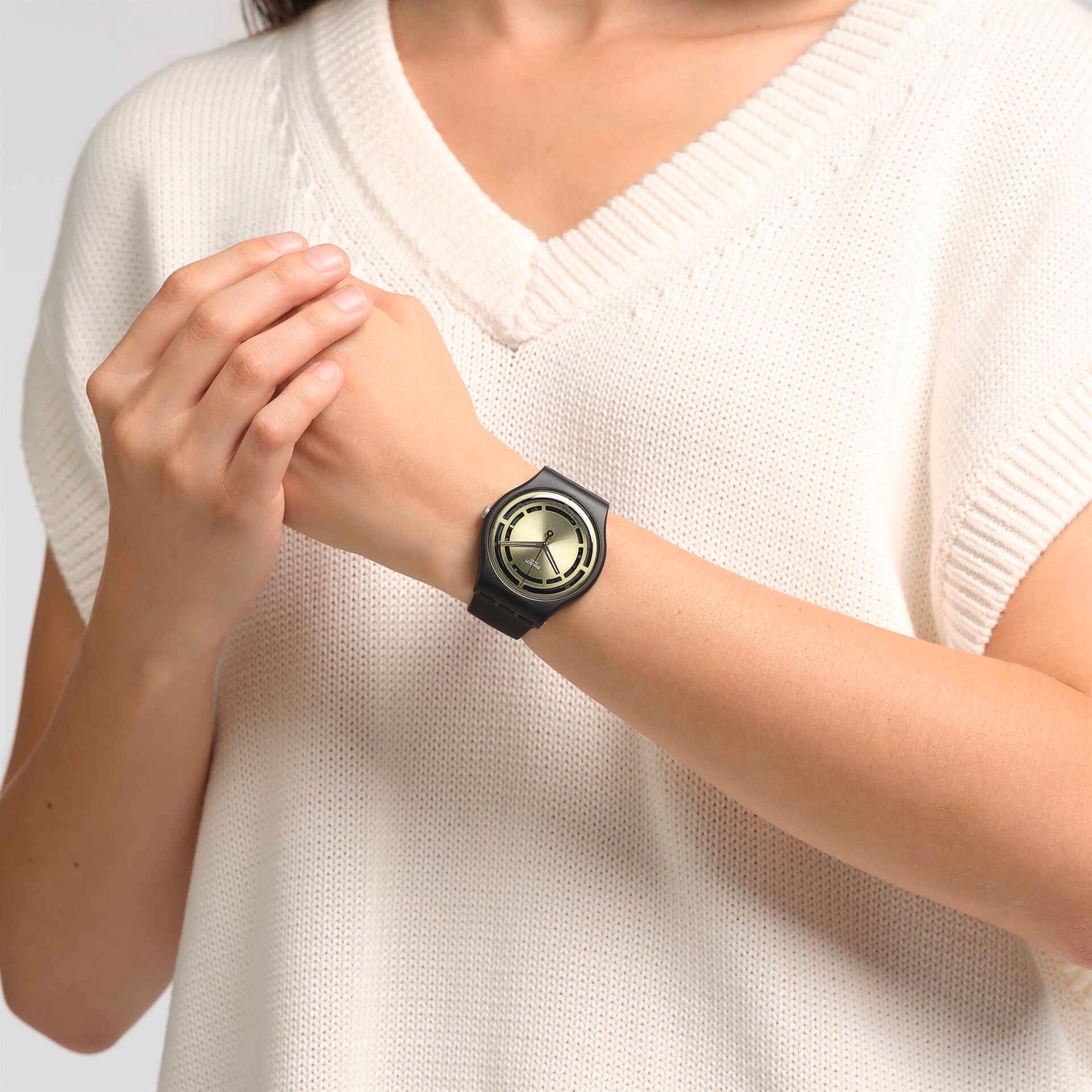 SO32B117 Reloj Swatch Leafy Line unisex correa de resina - Image 2