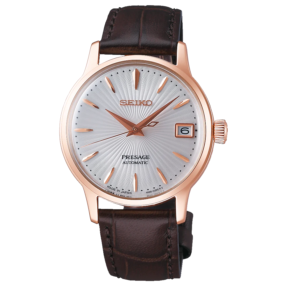 SRP852J1 Reloj Seiko Presage de dama pulsera de cuero