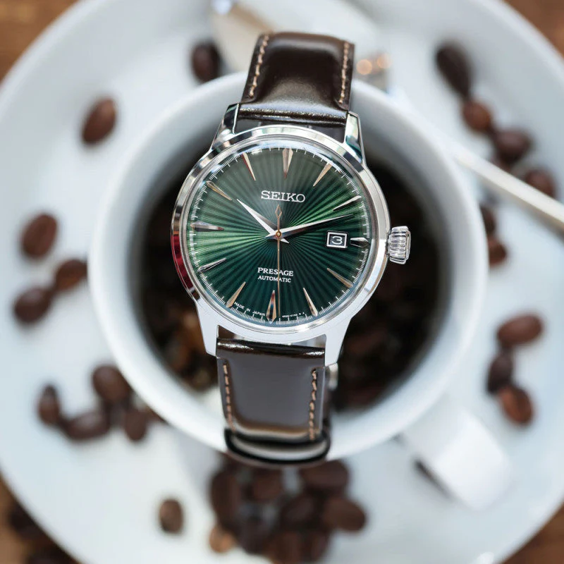 SRPD37J1 Reloj Seiko Presage Cocktail Time de caballero pulsera de piel - Image 2