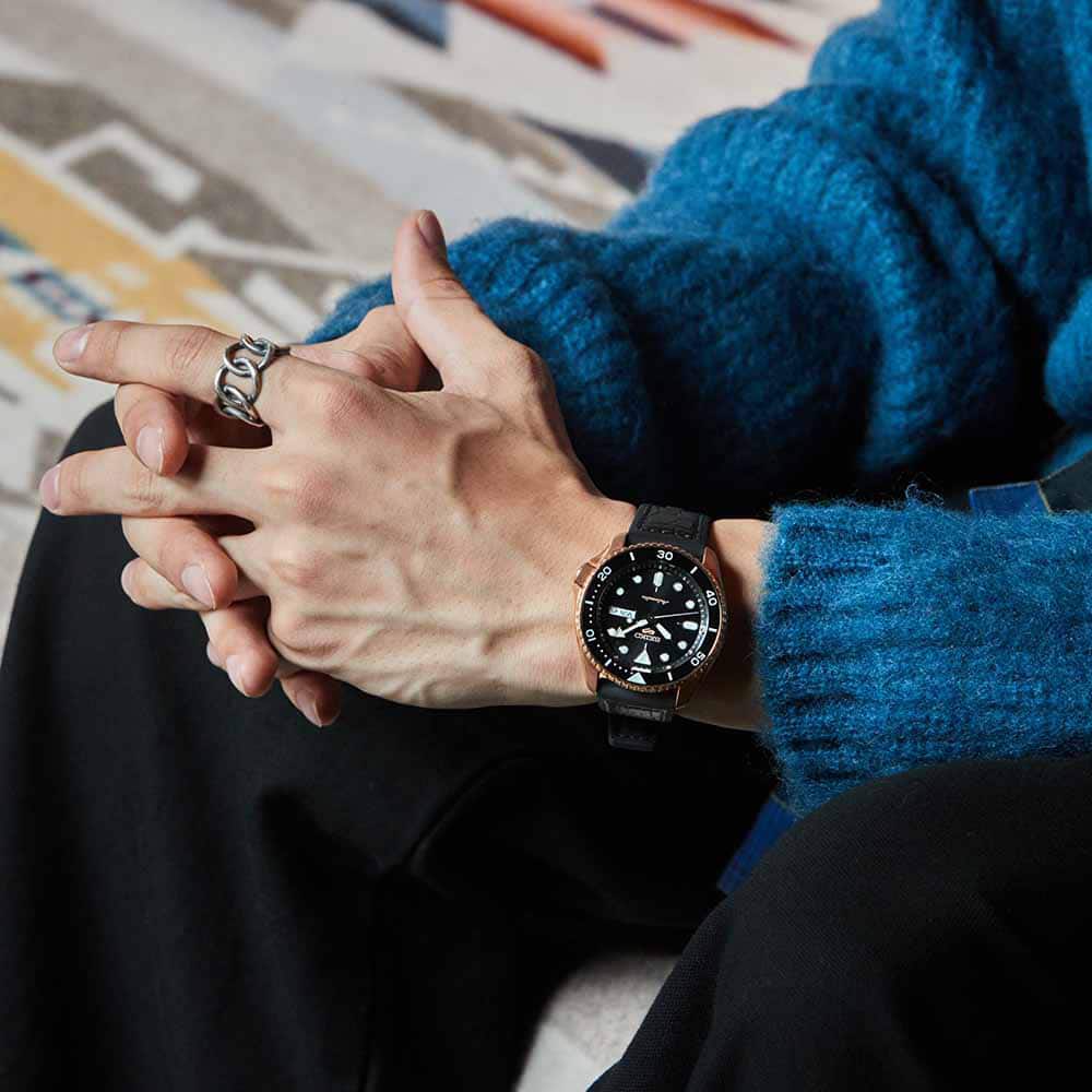 SRPD76K1 Seiko Reloj para hombre pulsera de piel - Image 3