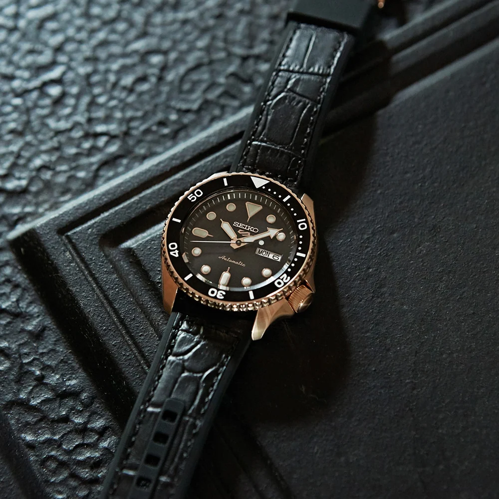 SRPD76K1 Seiko Reloj para hombre pulsera de piel - Image 4