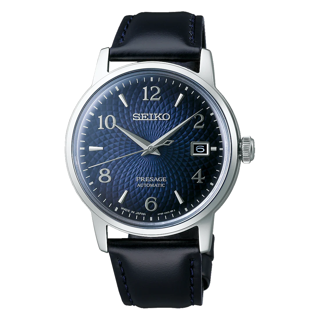 SRPE43J1 Reloj Seiko Presage de hombre pulsera de cuero