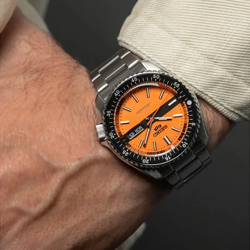 SRPK11K1 Seiko 5 Sport de caballero pulsera de metal - Image 6