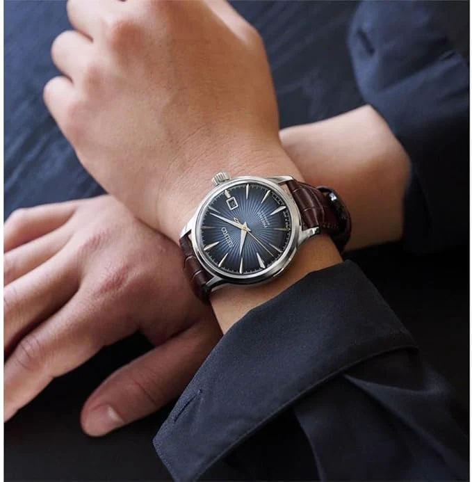 SRPK15J1 Reloj Seiko Presage Cocktail de caballero pulsera de piel - Image 2