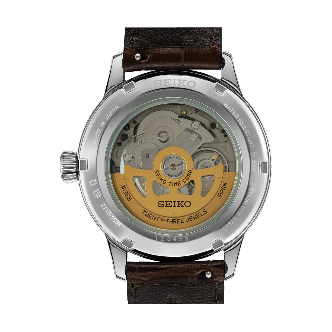 SRPK15J1 Reloj Seiko Presage Cocktail de caballero pulsera de piel - Image 4