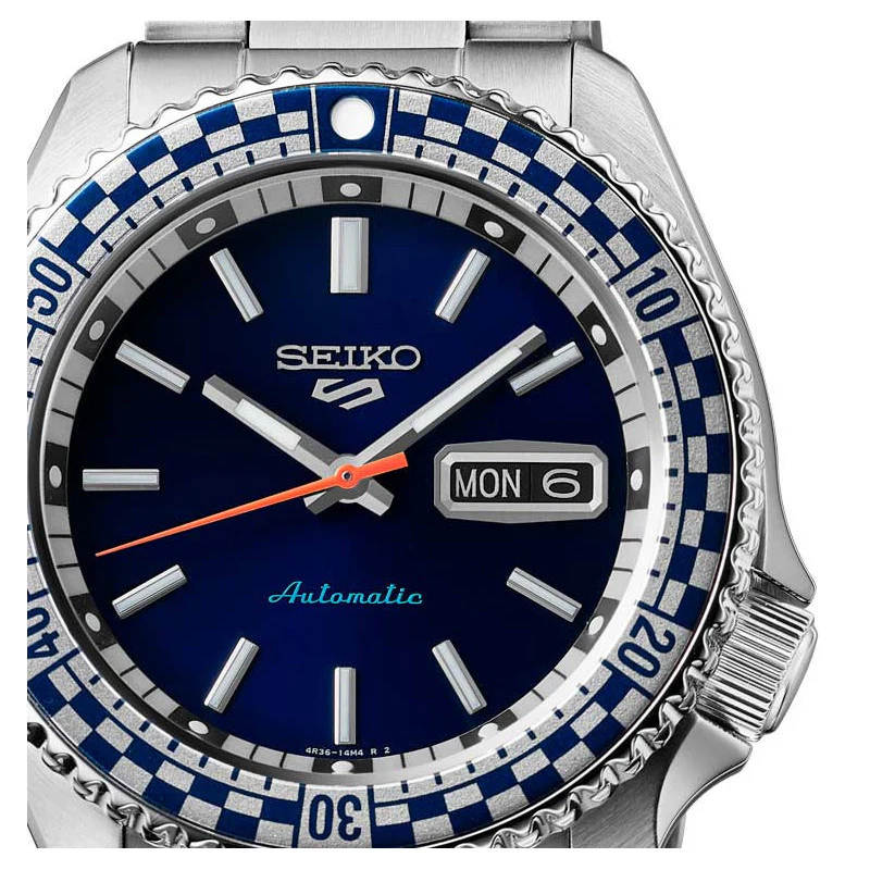 SRPK65K1 Seiko 5 Sports reloj de hombre pulsera de acero inoxidable - Image 4