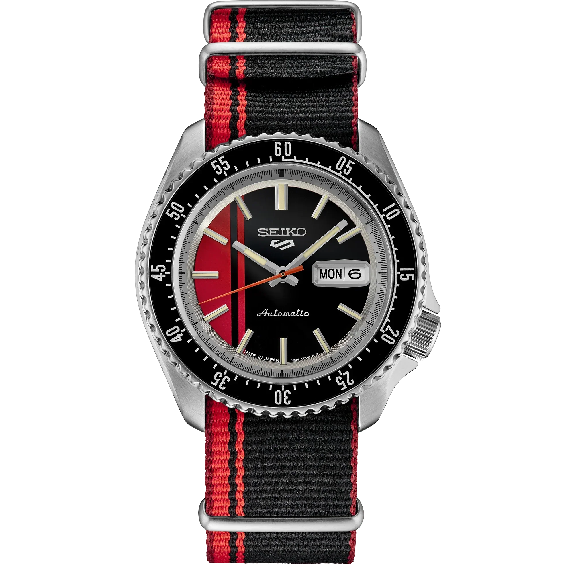 SRPK71 Reloj Seiko 5 Sports de hombre pulsera de tela