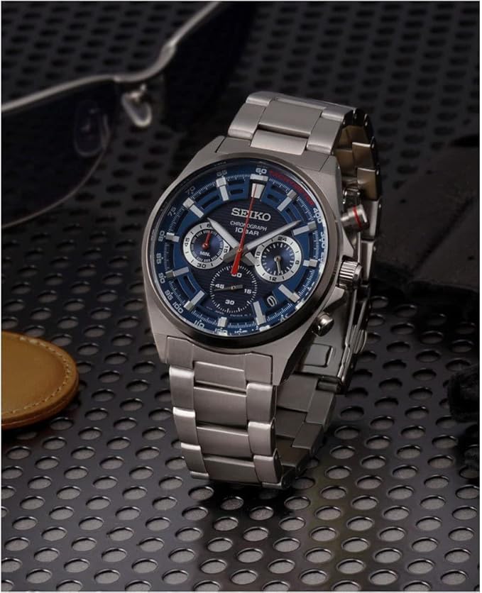 SSB407P1 Seiko Chronograph de caballero pulsera de metal - Image 2