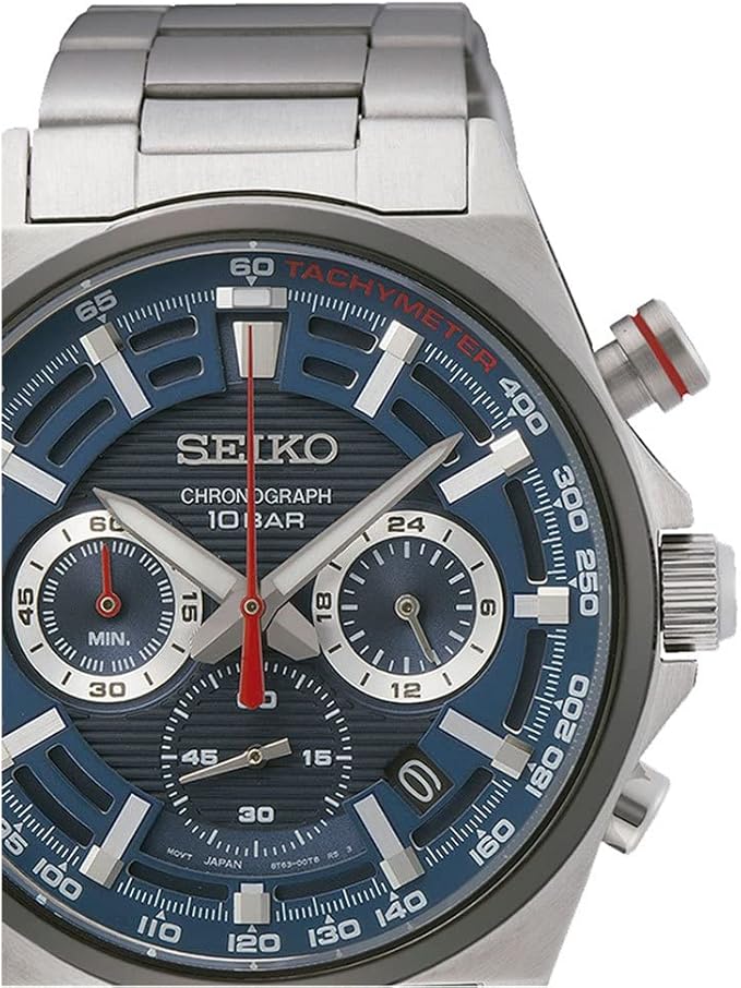 SSB407P1 Seiko Chronograph de caballero pulsera de metal - Image 3
