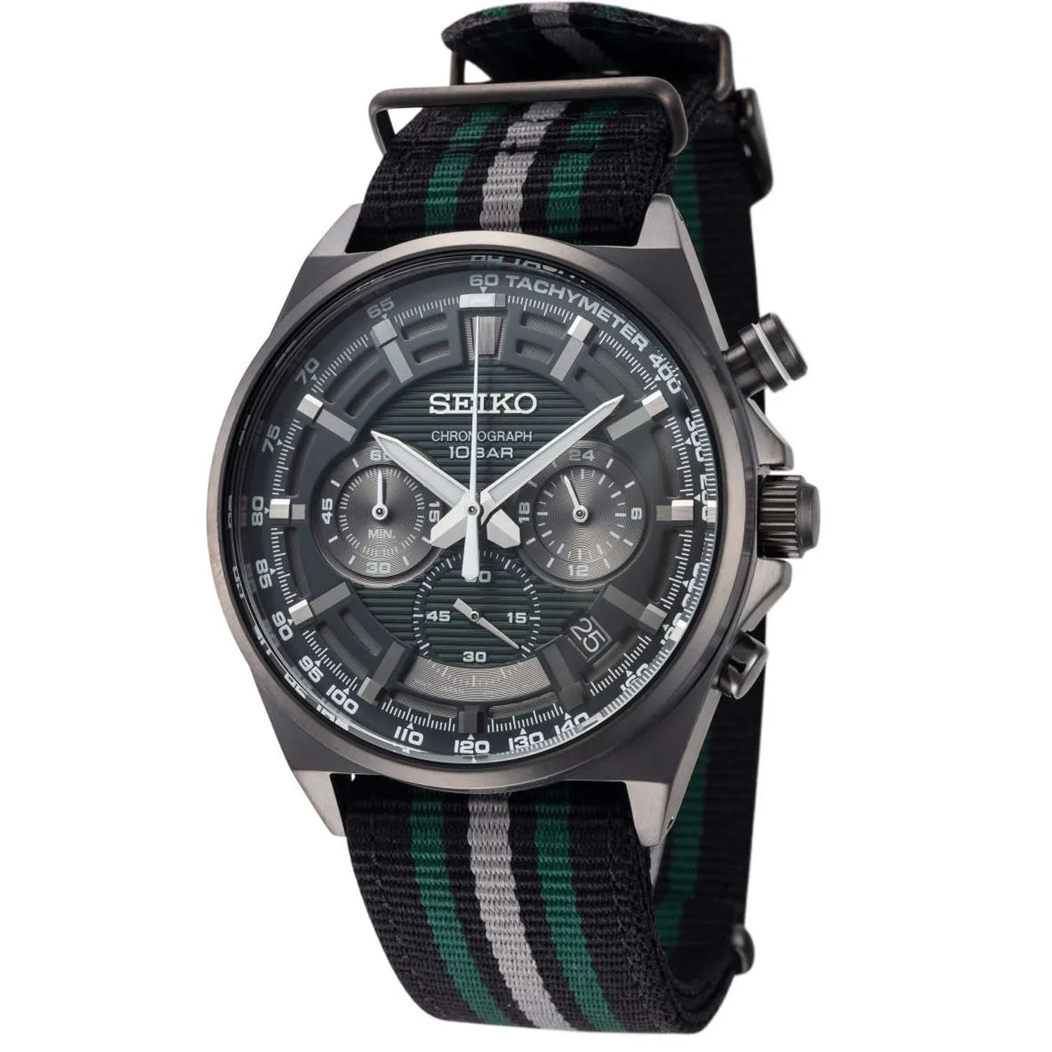 SSB411P1 Reloj Seiko Sport de caballero pulsera de tela 41 mm - Image 3