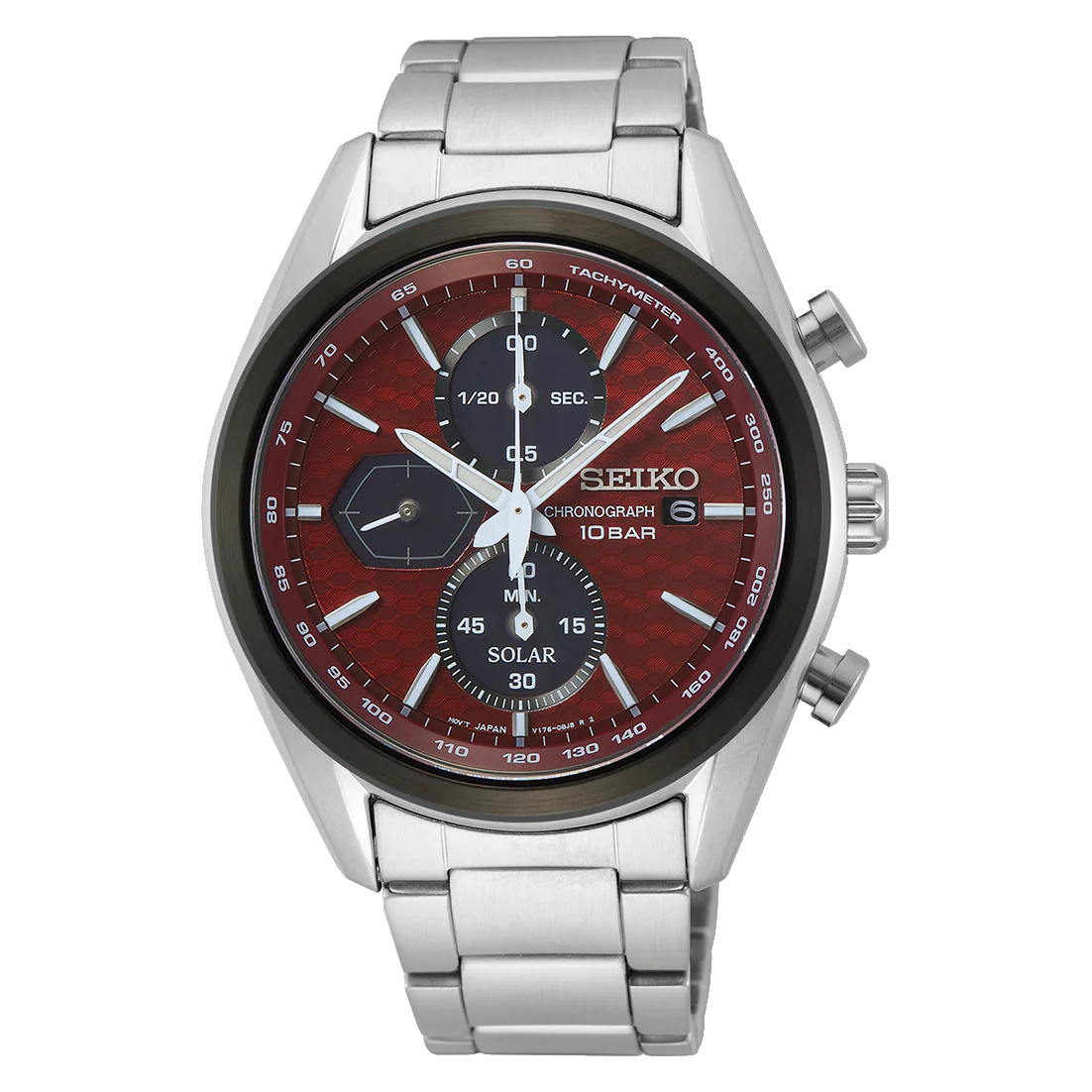 SSC771P1 Reloj Seiko Solar de caballero pulsera de metal 41 mm