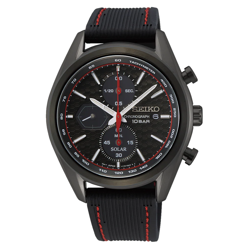SSC777P1 Seiko Macchina Sportiva Solar de Hombre pulsera de resina