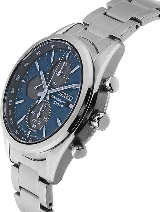 SSC801P1 Seiko Solar de caballero pulsera de metal - Image 2