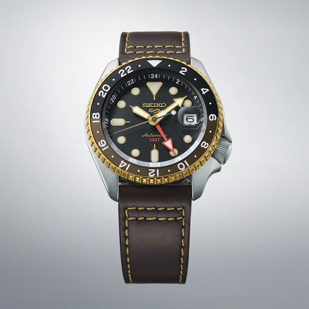 SSK036K1 Seiko Serie 5 reloj para caballero pulsera de piel - Image 2