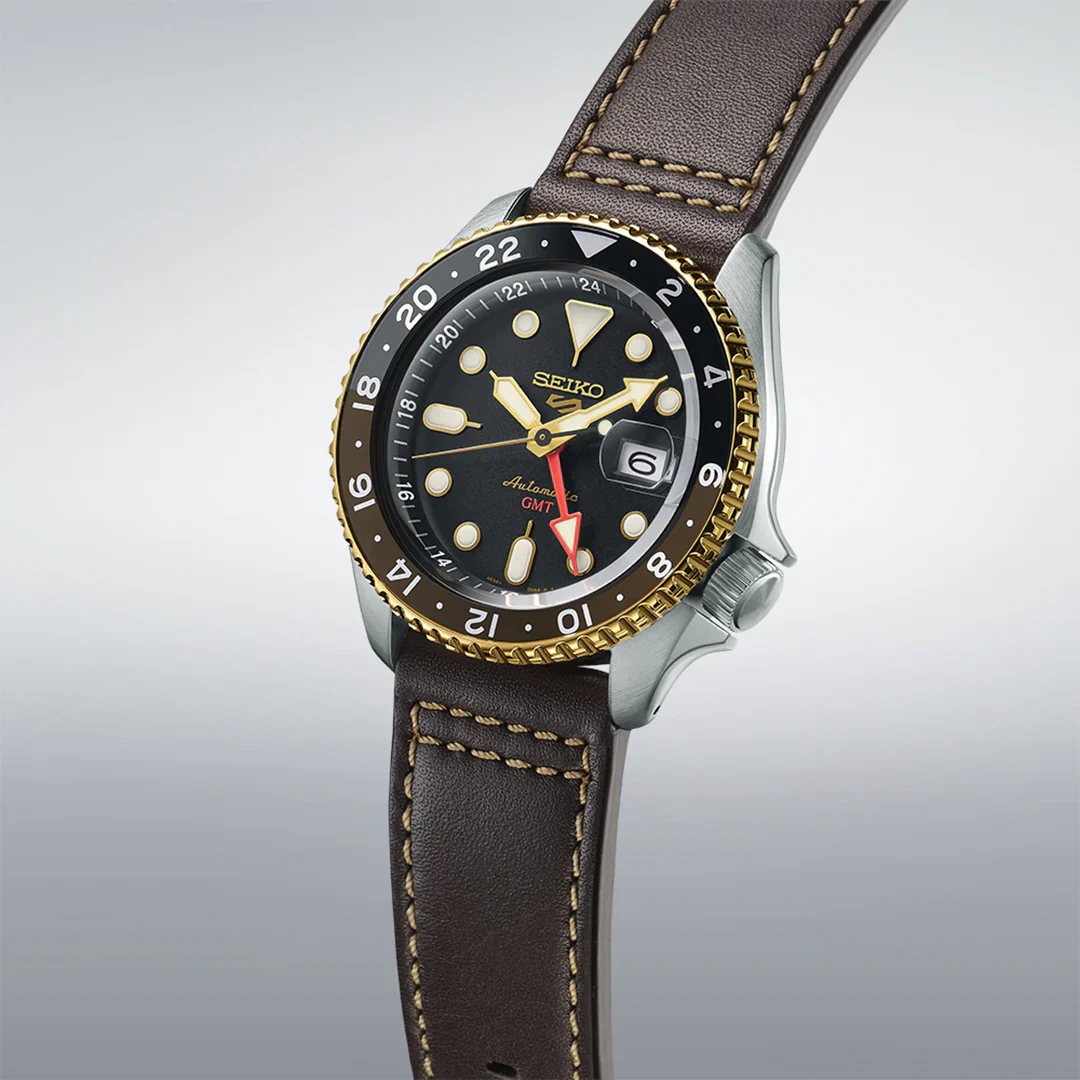 SSK036K1 Seiko Serie 5 reloj para caballero pulsera de piel - Image 3