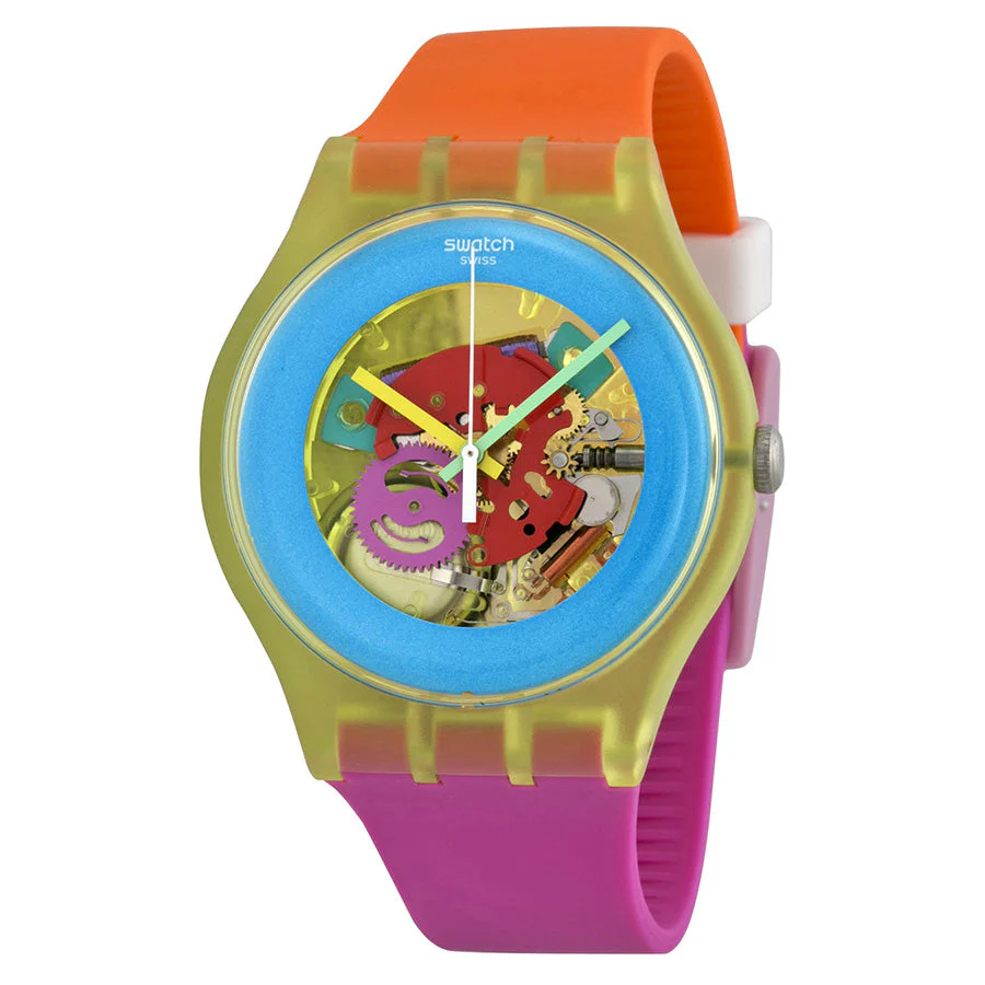 SUOJ101 Reloj Swatch Color Palette unisex pulsera de caucho - Image 4