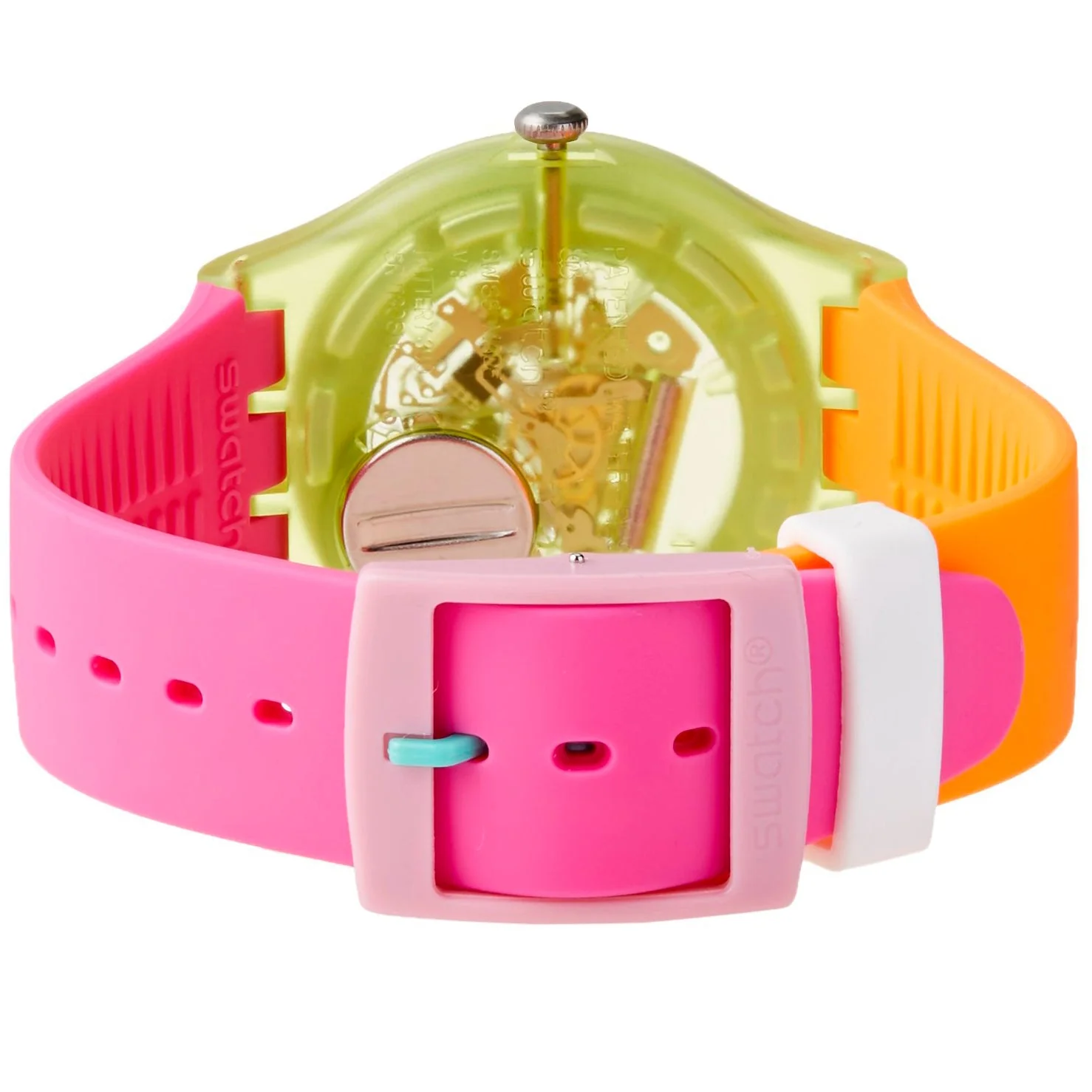 SUOJ101 Reloj Swatch Color Palette unisex pulsera de caucho - Image 5