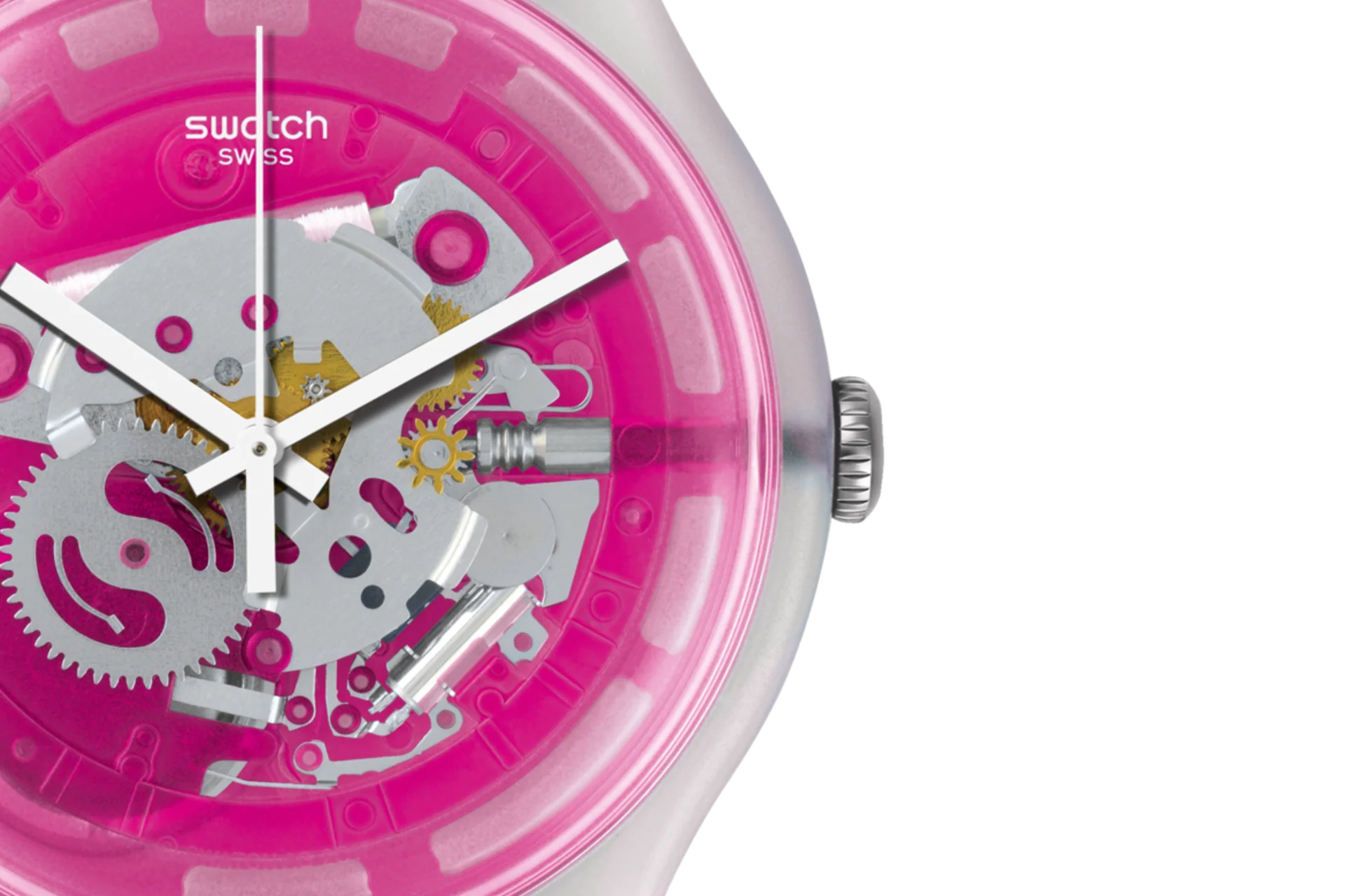 SUOK130 Swatch PinkMazing de dama pulsera de resina - Image 3