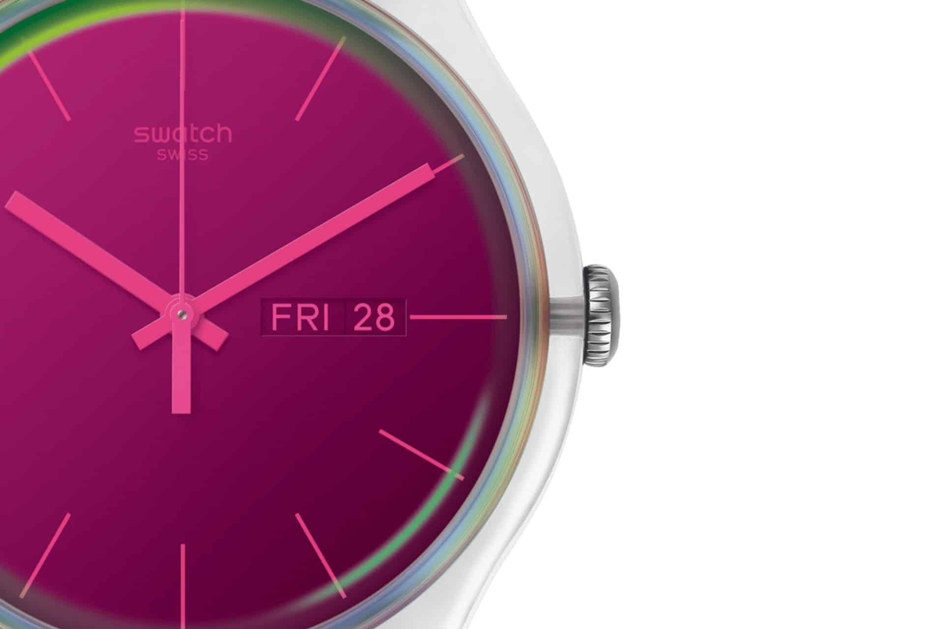 SUOK710 Swatch Polarose Reloj para Mujer Correa de Goma - Image 6