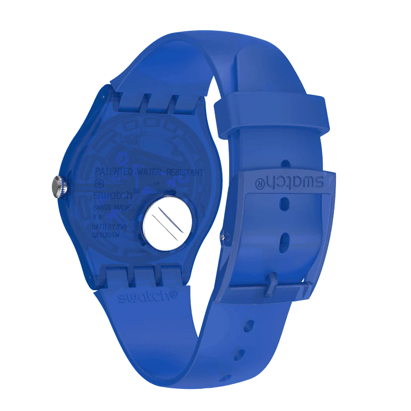 SUON142 Swatch Blue Sirup de hombre pulsera de resina - Image 3