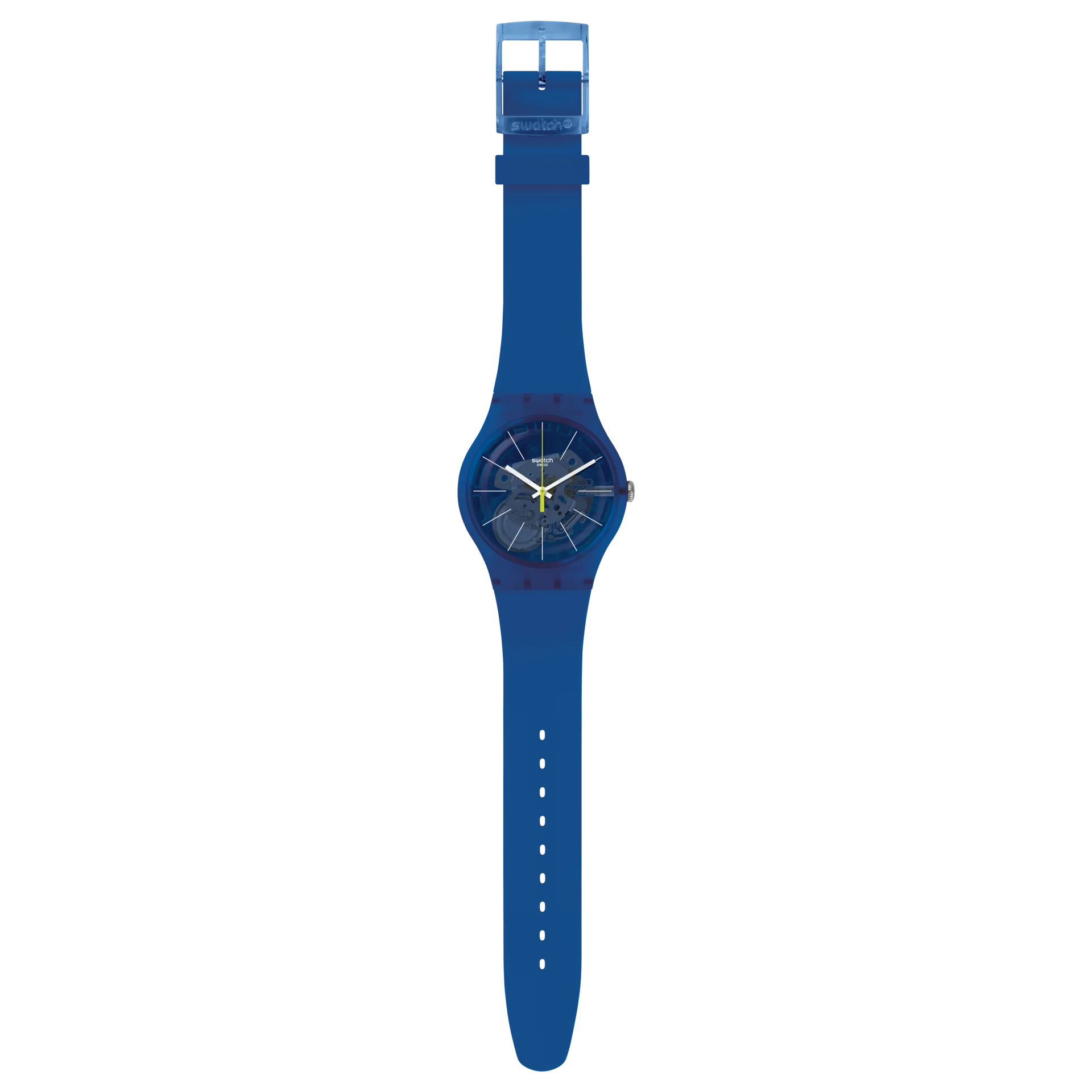 SUON142 Swatch Blue Sirup de hombre pulsera de resina - Image 5