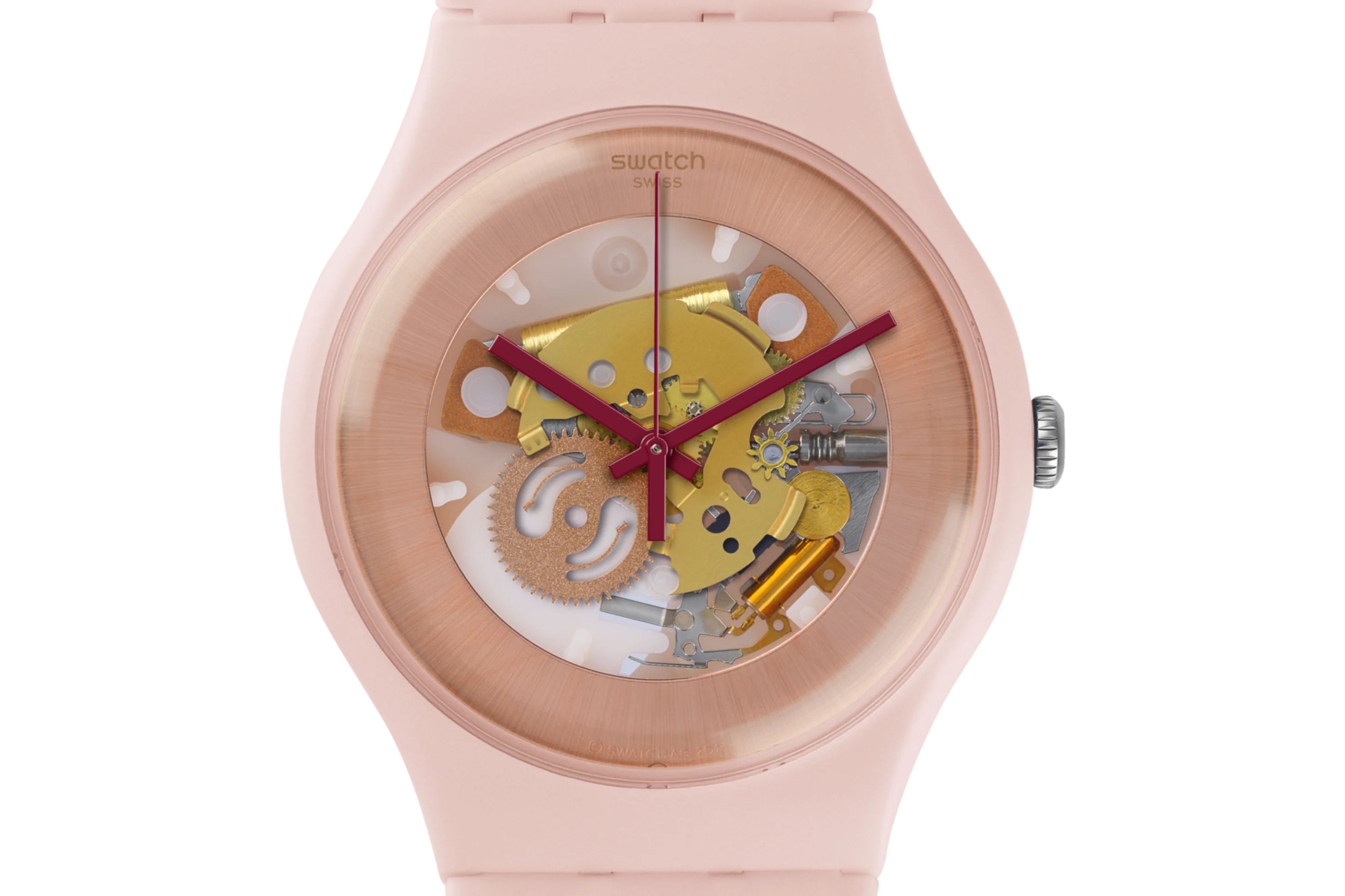 SUOP107 Swatch Shades of Rose Unisex pulsera de resina - Image 3