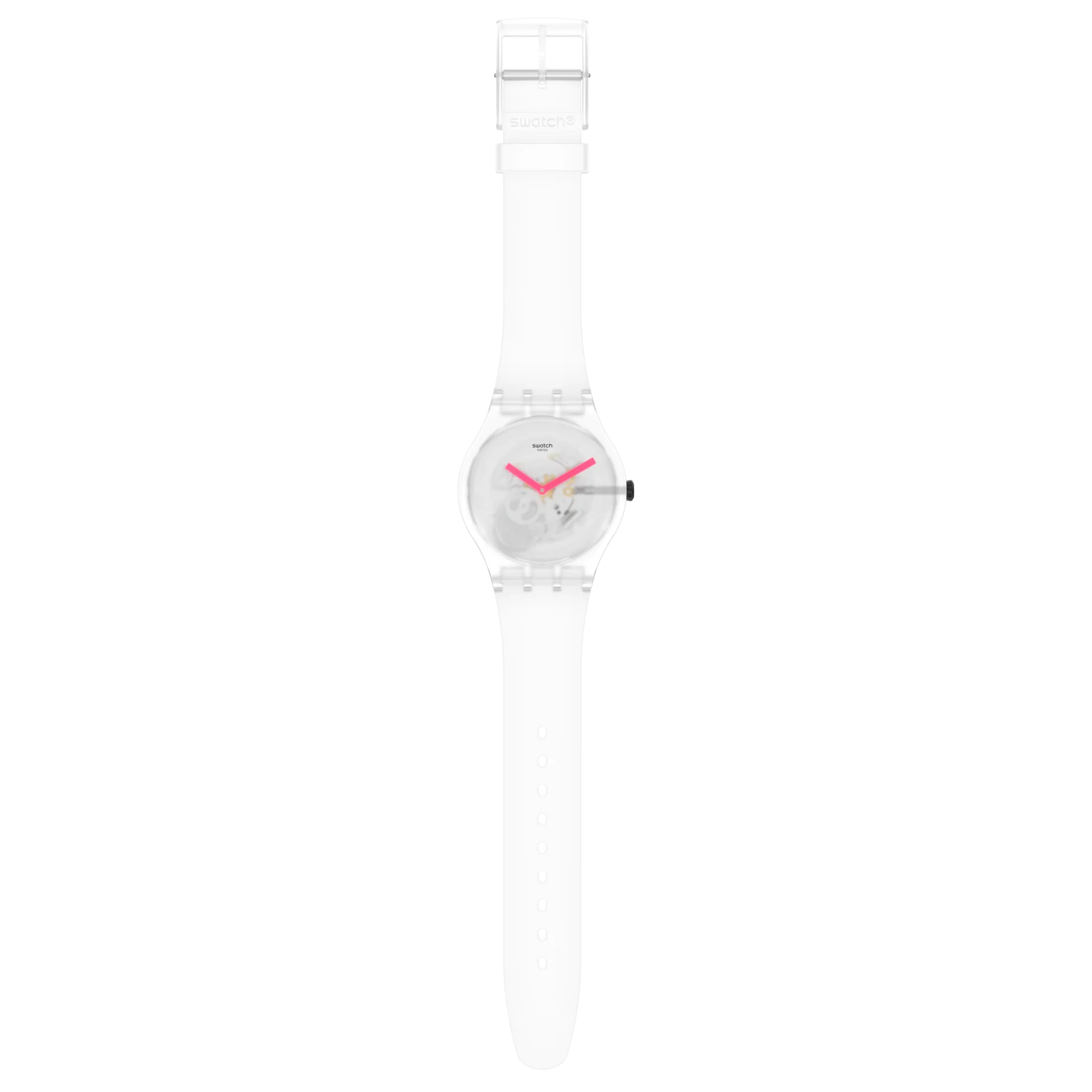 SUOW172 Swatch Snow Blur de dama pulsera de caucho - Image 5