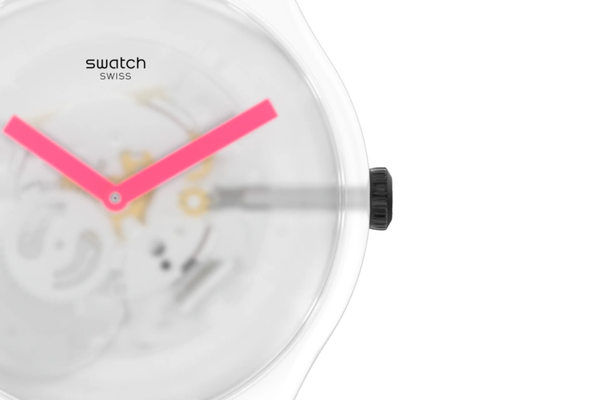 SUOW172 Swatch Snow Blur de dama pulsera de caucho - Image 6