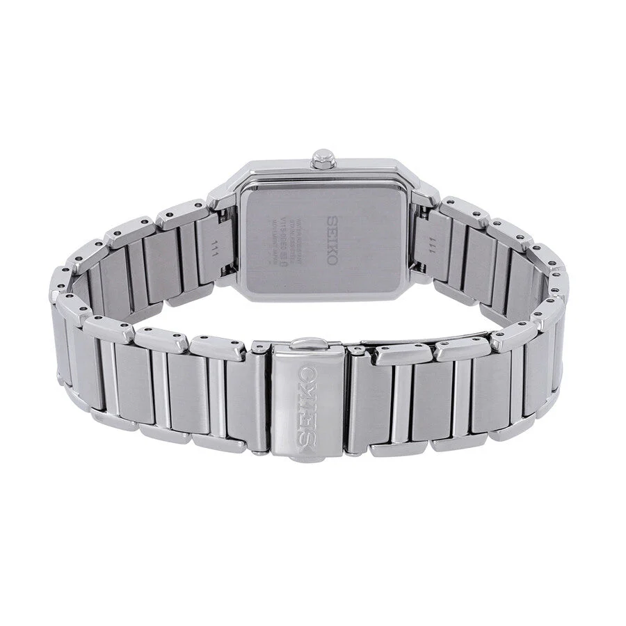 SUP451P1 Reloj Seiko Essentials Crystal de dama pulsera de metal - Image 3