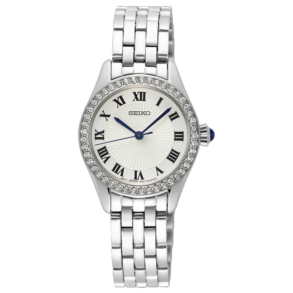 SUR333P1 Reloj Seiko Diamond de dama pulsera de metal