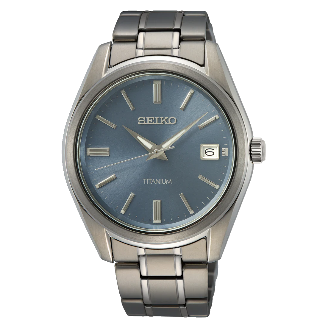 SUR371P1 Seiko Titanium reloj para caballero pulsera de metal