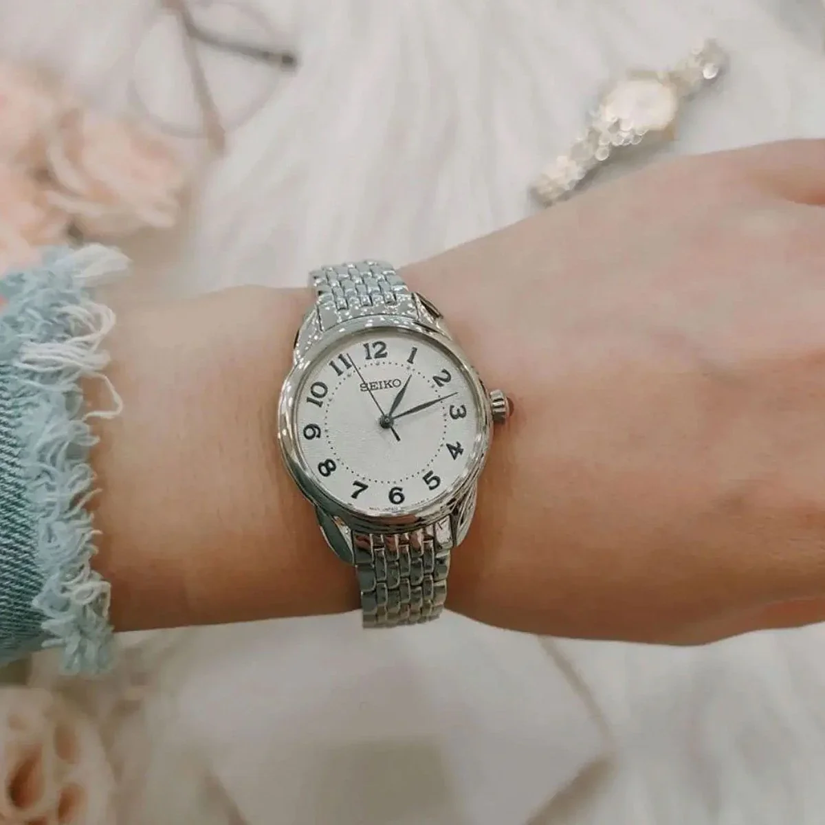 SUR561P1 Seiko Neo Classic de dama pulsera de metal - Image 2