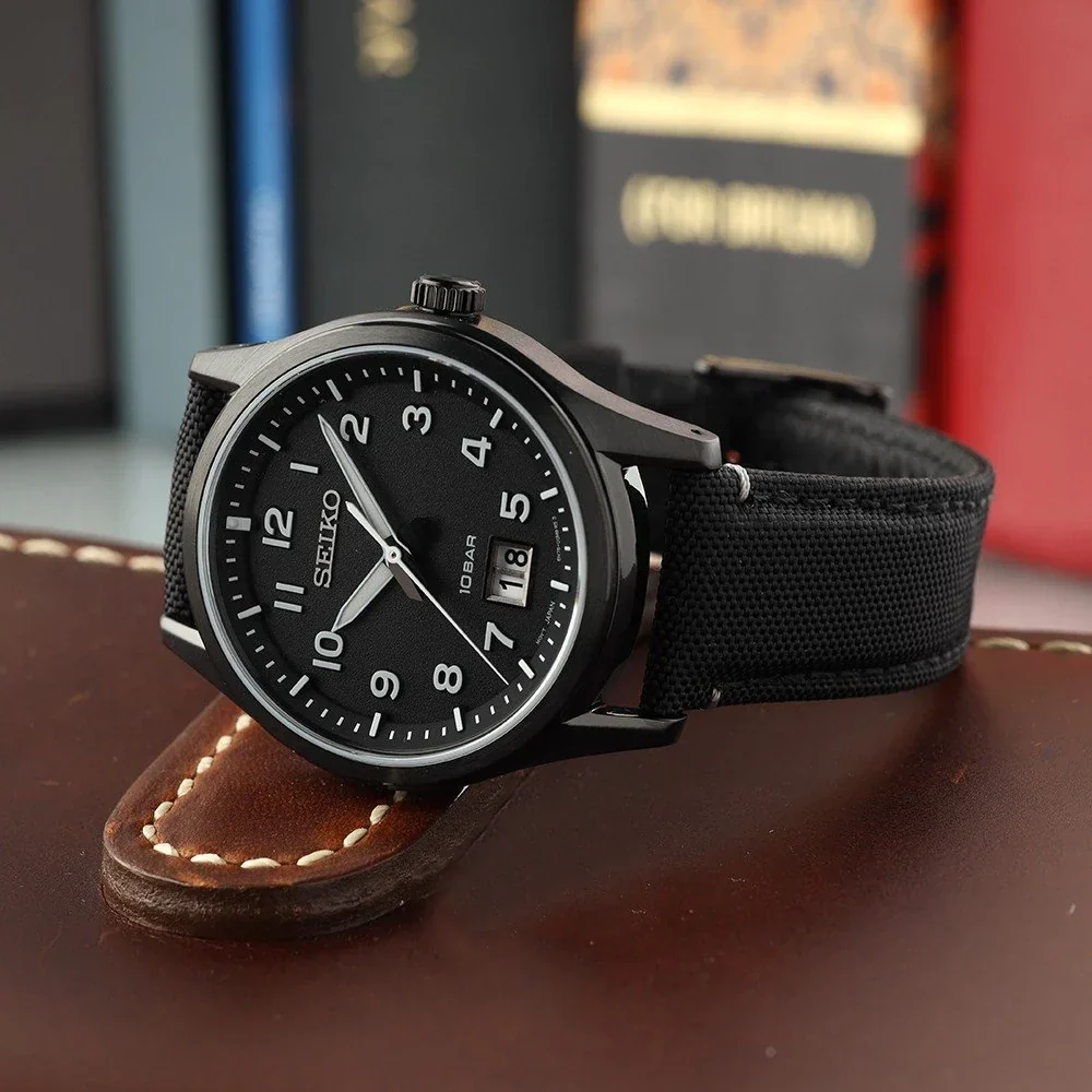 SUR571P1 Reloj Seiko Sport de hombre pulsera de tela 40 mm - Image 2