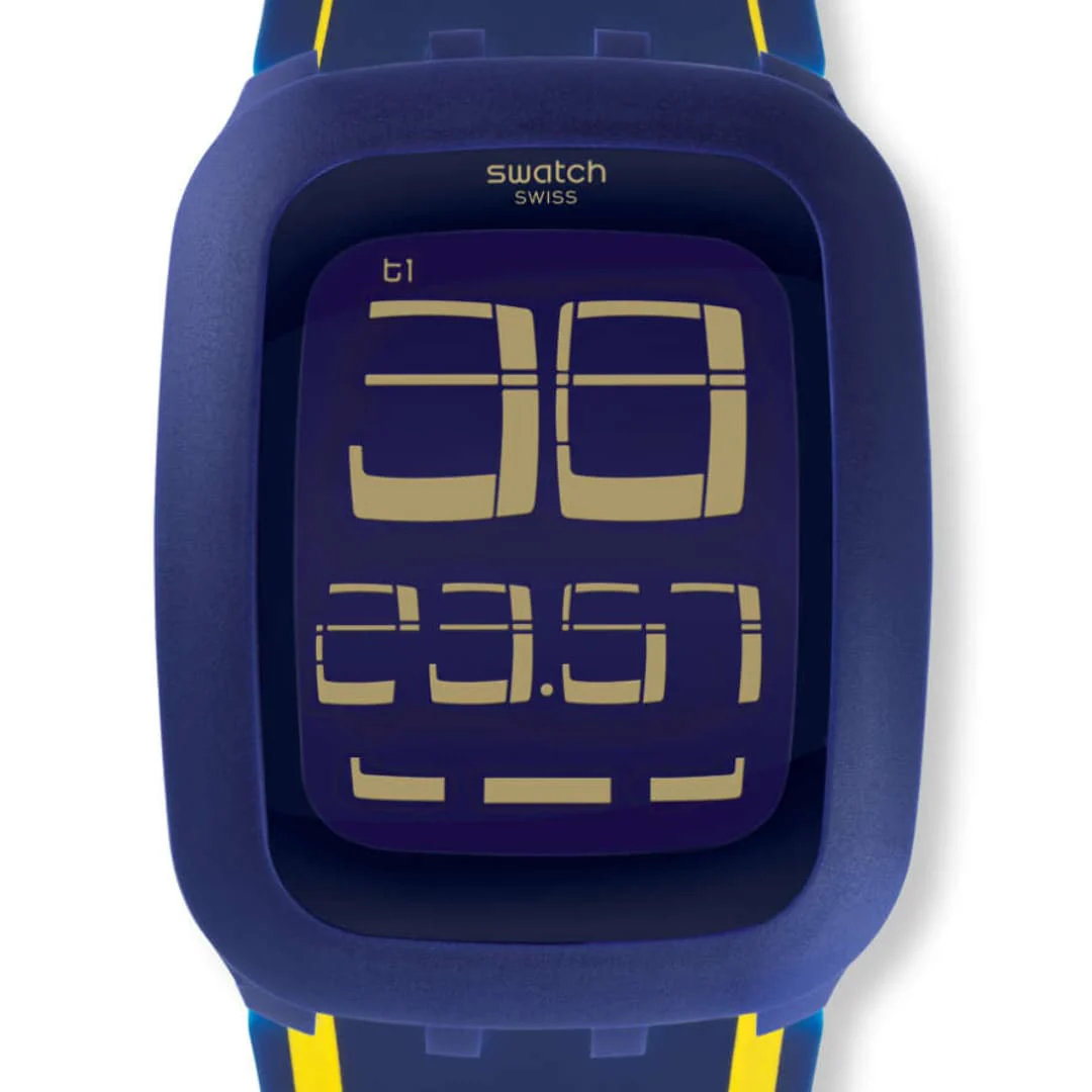 SURN106 Swatch Wee Hours Unisex pulsera de resina - Image 3