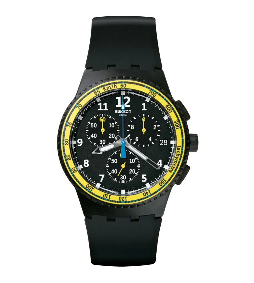 SUSB404 Reloj Swatch Sifnos Análogo para Hombre con Correa de Resina