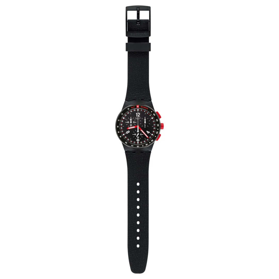 SUSB411 Reloj Swatch Stand Hall de hombre correa de tela - Image 3