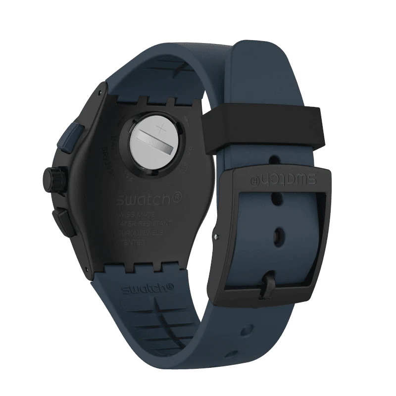 SUSB417 Swatch Blue Steward de hombre pulsera de resina - Image 3