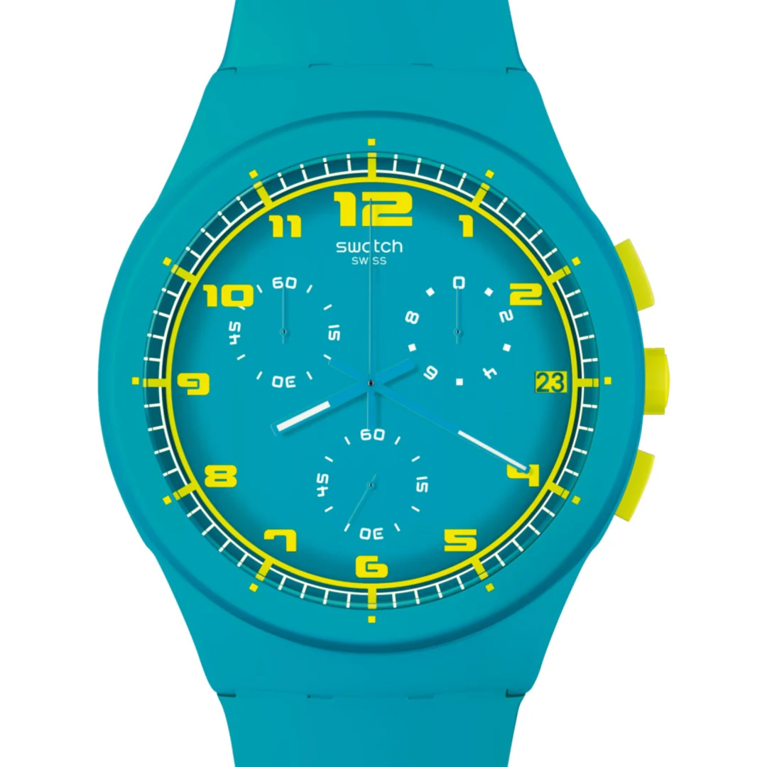 SUSL400 Reloj Swatch Acid Drop de hombre correa de caucho - Image 3
