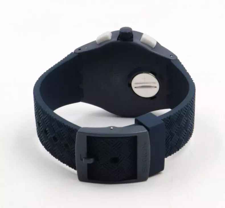 SUSN410 Reloj Swatch Gara in Blu Análogo para Caballero con Correa de Resina - Image 4