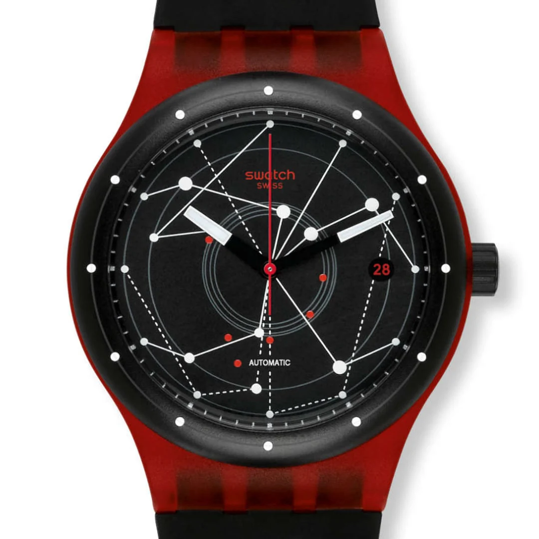 SUTR400 Swatch Sistem Red de hombre pulsera de caucho - Image 3