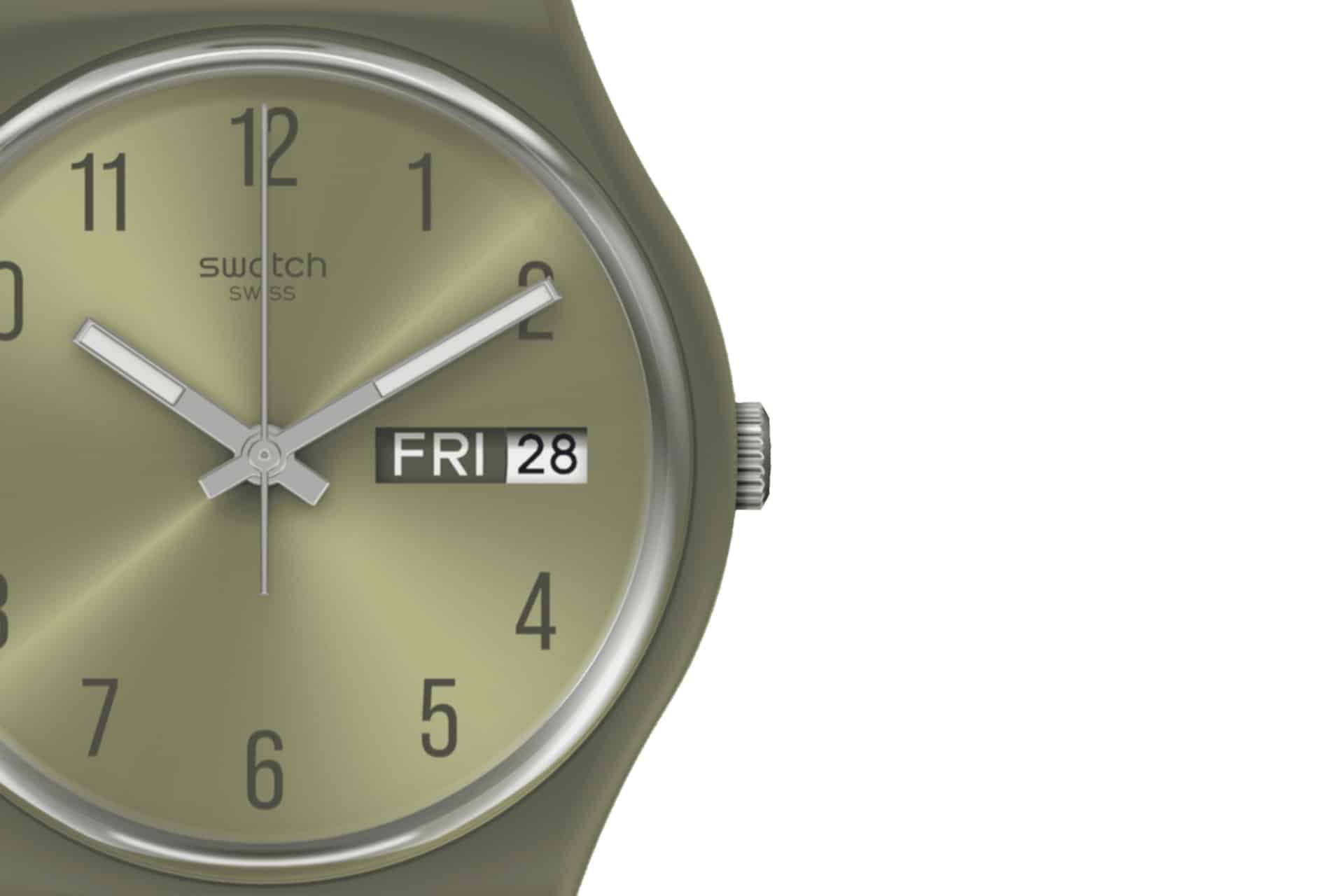 GG712 Reloj Swatch Pearly Green Unisex - Image 7
