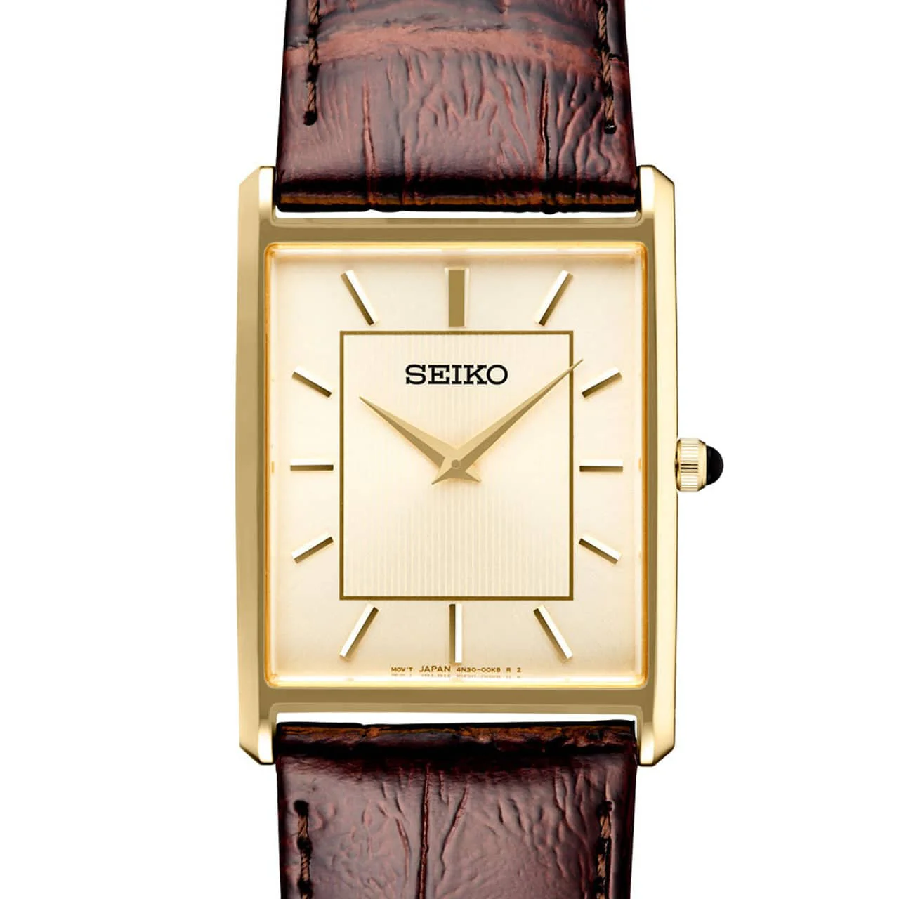 SWR064 Reloj Seiko Essentials para Caballero con Correa de Cuero - Image 5