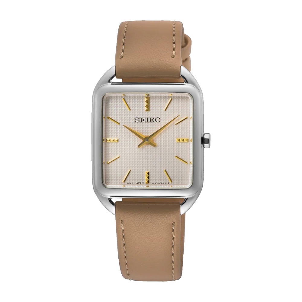 SWR089P1 Reloj Seiko Essentials de señorita pulsera de piel 26 mm