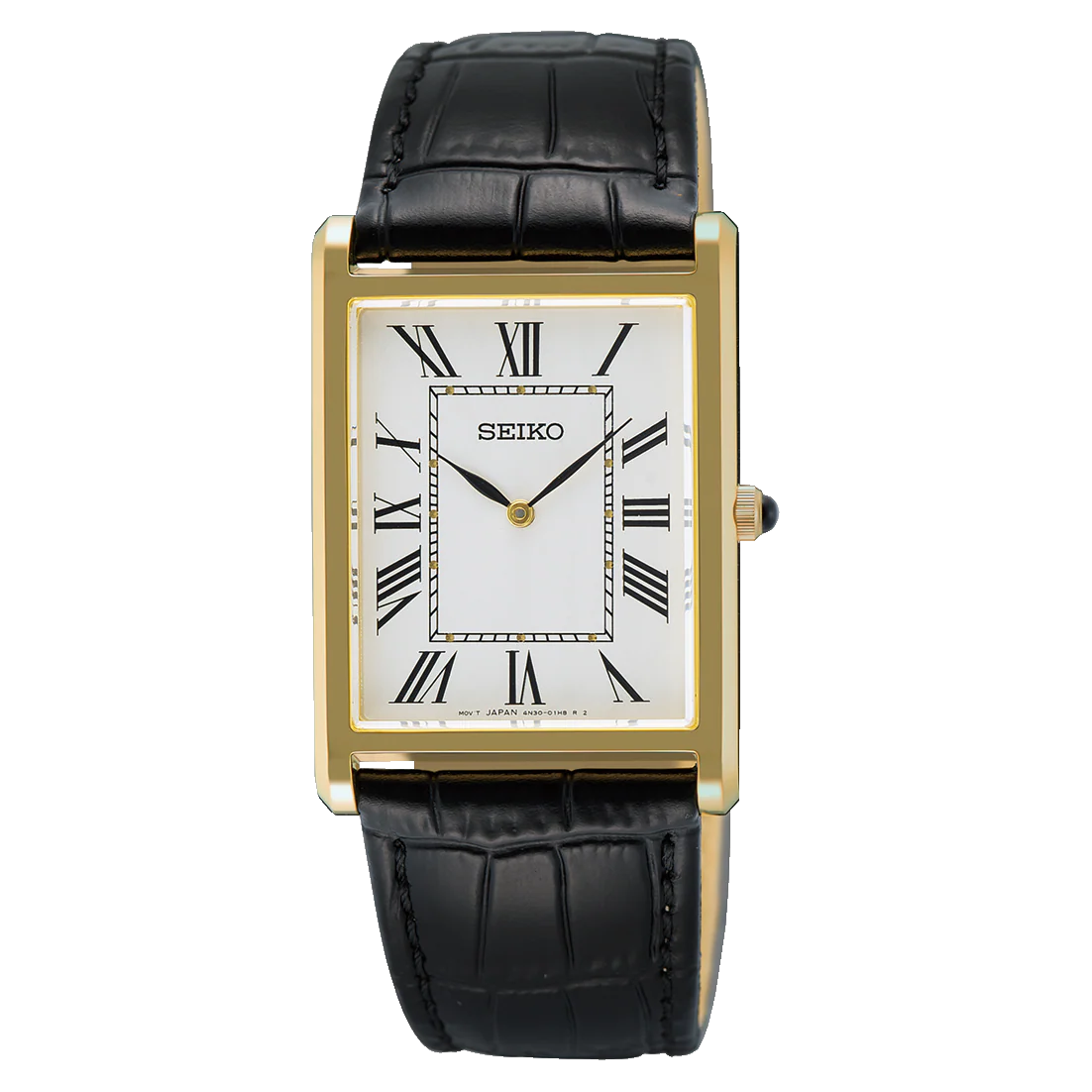 SWR104P1 Reloj Seiko Classic de hombre banda de piel 27 mm